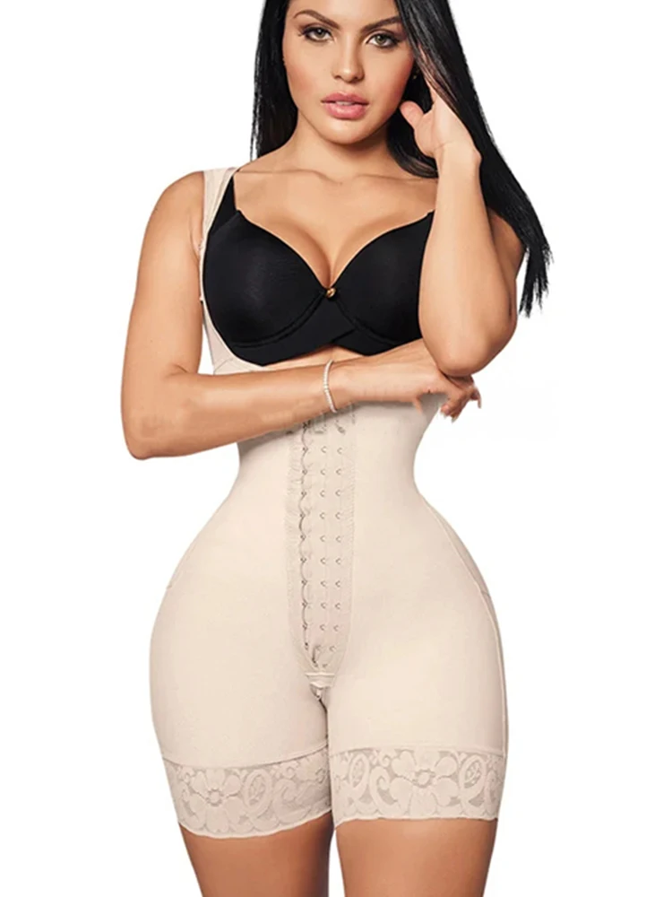 Original Women's Colombian Postpartum Sash Reducers Corset High Girdle For Post-Surgical Use Slimming Sheath Tummy Shapewear - Image 7